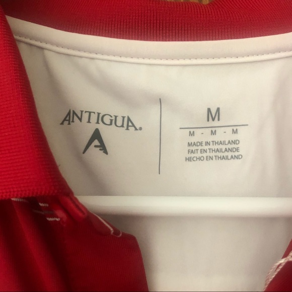 Men’s Antigua Nebraska Cornhuskers Striped Polo - Picture 4 of 10